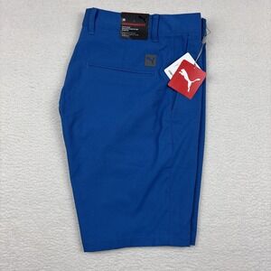 NEW PUMA Mens‎ 'Jackpot' Performance Shorts Size 28 Blue Stretch Lightweight NWT